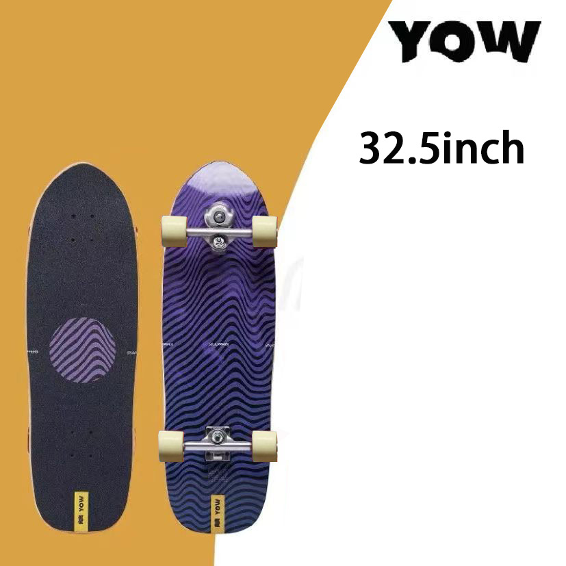 全体キット YOW ランドサーフスケートボード SNAPPERS モデル 32.5 インチはダブルカービーキックプロ良質