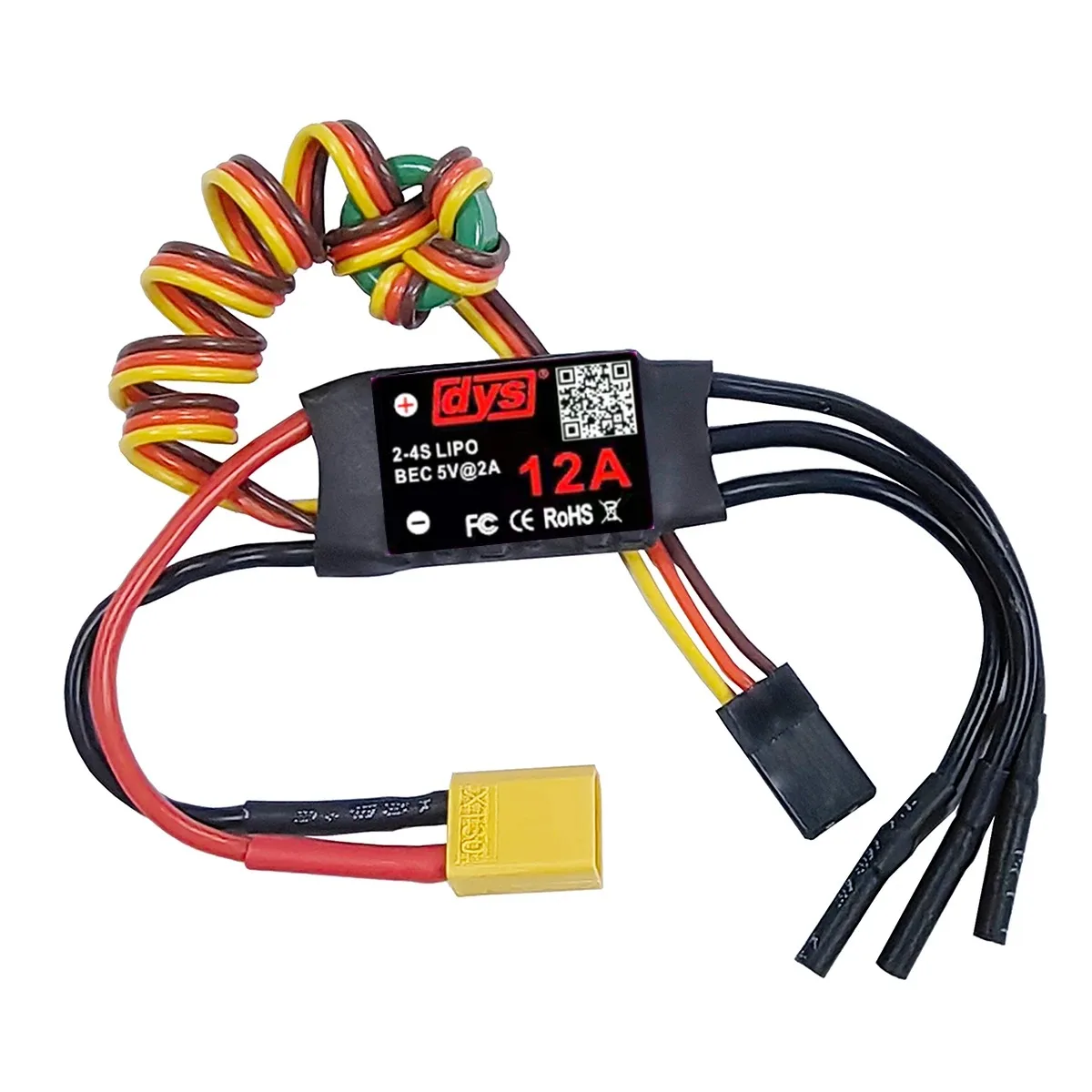 DYS 12A 20A 30A 40A 50A 60A 80A 100A 2-6S ブラシレス ESC 5 V/6A BEC 用 RC 固定翼航空機ヘリコプター