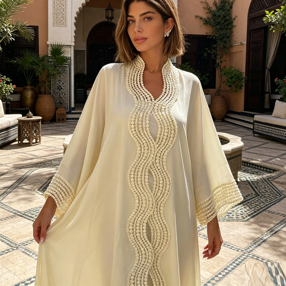 Women Muslim Dress Dubai Abaya Turkey Kaftan Kebaya Caftan Marocain Femme Robe Islam Clothing Kimono Cardigan Jalabiya Vestidos