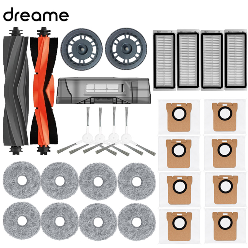 Dreame L20 ウルトラロボット掃除機スペアパーツ Dreame L30 ウルトララバーメインサイドブラシ モップクロス HEPA フィルター ダストバッグアクセサリー