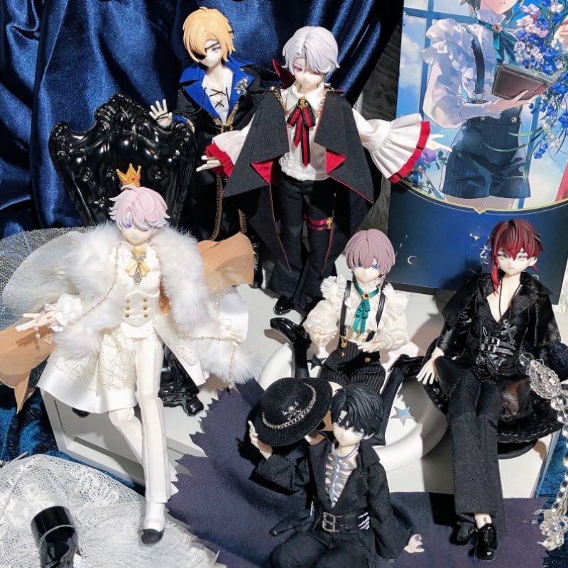 本物の永遠の夜の傷跡シリーズブラインドボックスミステリーボックス 1/6 BJD アニメ関節人形デスク装飾グッズおもちゃギフト女の子のため