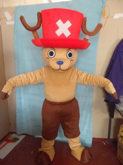 チョッパーマスコット衣装ホット漫画のキャラクタートニーチョッパーマスコットファンシードレスカスタムコスプレテーマカーニバルクリスマスパーティー