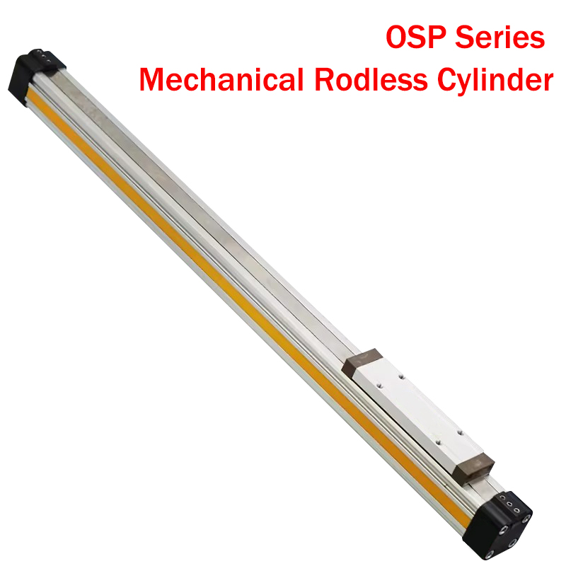 OSP 空気圧エアシリンダボア 25/32/40 ミリメートルメカニカルジョイント複動ロッドレス高推力 OSP-25