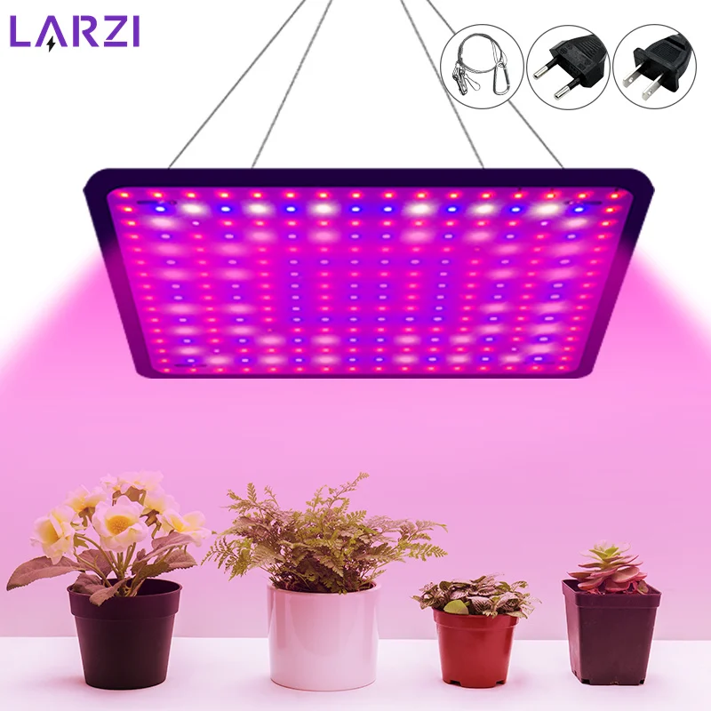 LED Grow Light 1000W Full Spectrum Phyto Panel Lamp EU/US Plug AC85-265V for Indoor Greenhouse Growing Tent Plants Growth Light