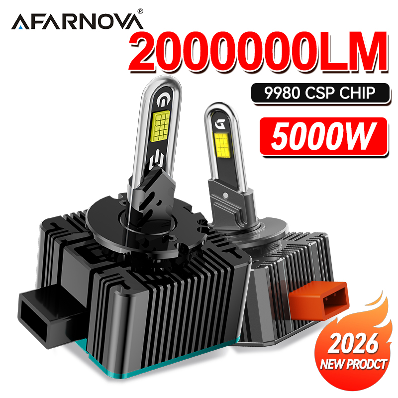 5000 ワット D1S D3S Led ヘッドライト HID 1:1 D1R D3R 12V 24V Canbus Led キセノン電球 D4S D2S D2R D4R オートライト CSP チップ 6500K プラグ