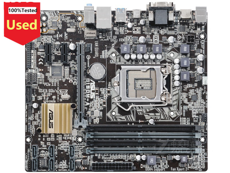Asus PRIME B150M-A オリジナル デスクトップ インテル B150 DDR4 マザーボード LGA 1151 i7/i5/i3 USB3.0 SATA3 中古