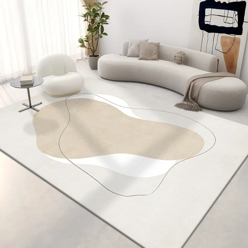 Huge Carpet Artistic Living Room Decorative Carpets French Striped Geometric Rugs Luxurious Bedroom Rug  Carpet
