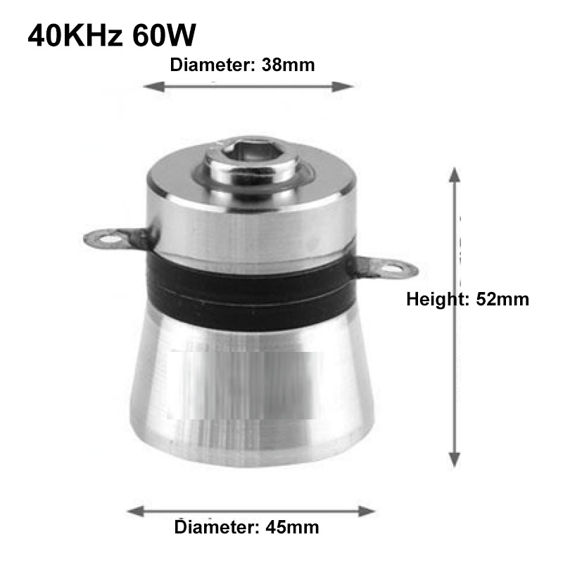 40KHz 60 ワット工業用超音波クリーナートランスデューサーヘッド超音波発振器バイブレーター洗浄機部品洗浄装置