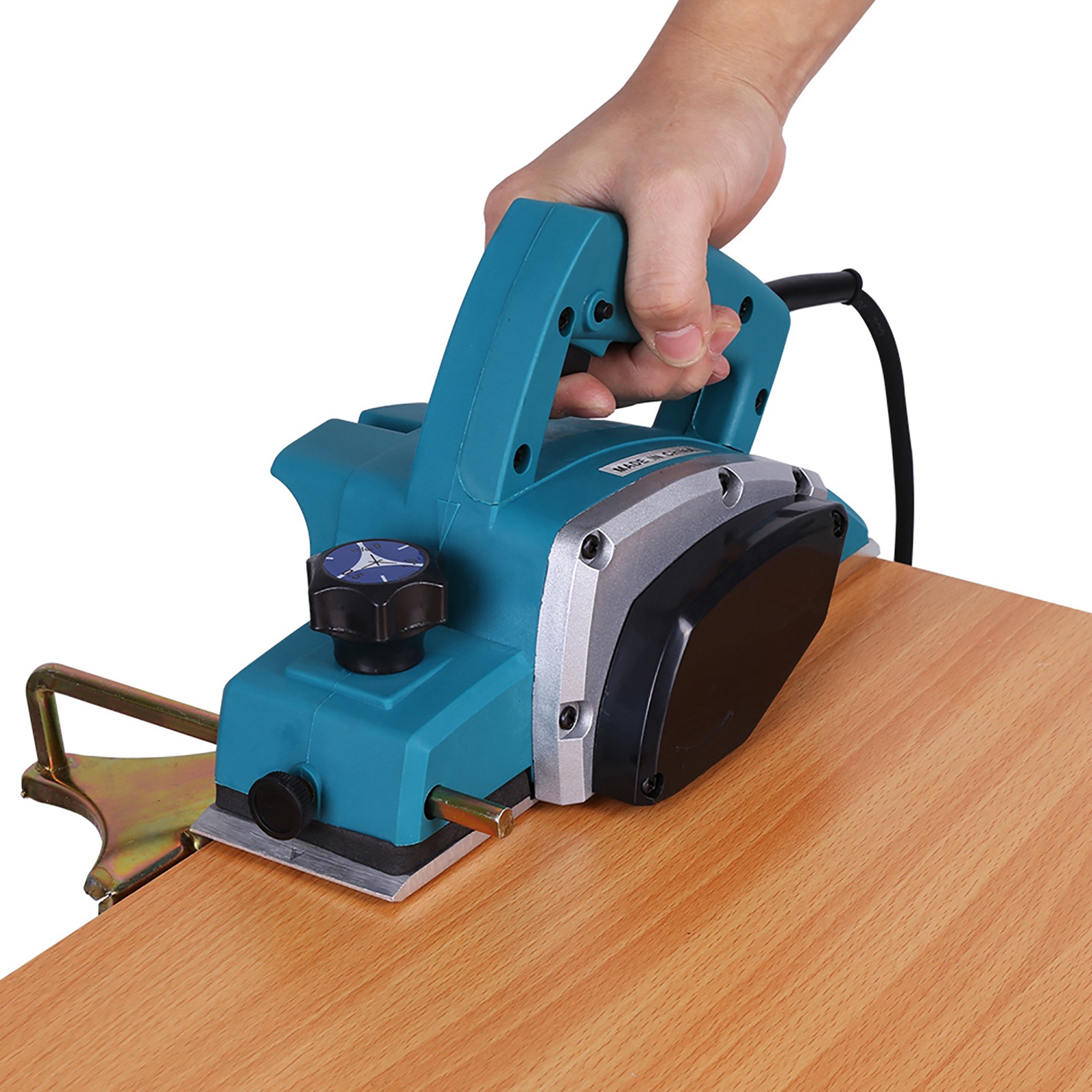 ポータブル電動木カンナ手持ち木工電動工具家庭用家具木材カンナ木工ツールハンドヘルドカンナ