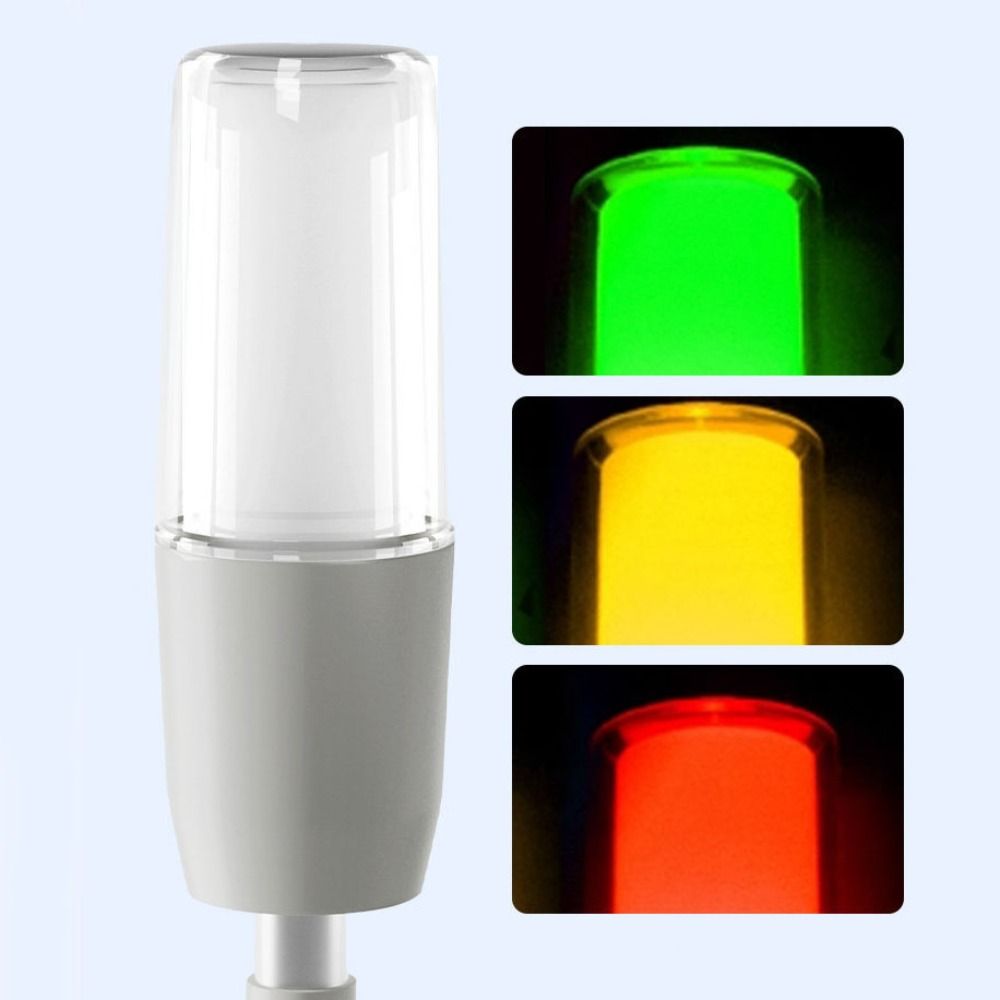 3 色 LED 信号表示ランプ定常点滅 DC12V/24V/AC220V ブザー付きスマート警告灯アラームアラームランプ