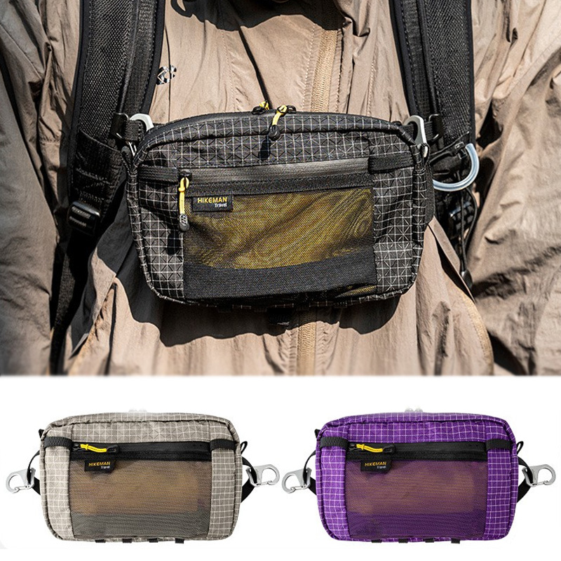Hikeman アウトドアスポーツウエストバッグ UHMWPE ファニーパックハイキングキャンプサイクリングアクセサリーパッケージ電話収納袋キャンプギア