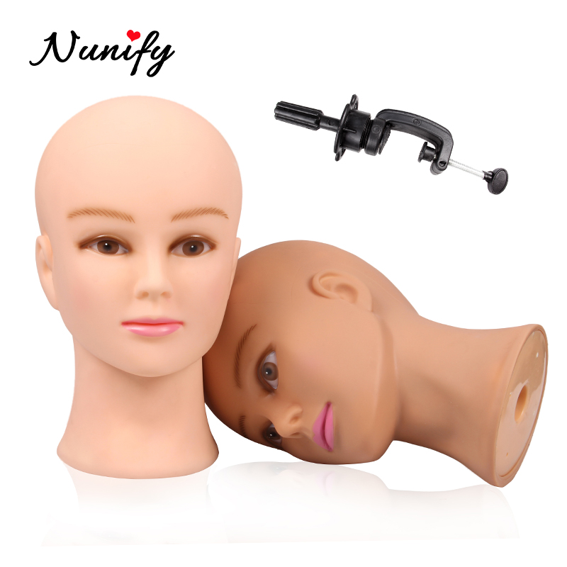 Nunify はげ頭用ヘアエクステンション/レースウィッグ/ディスプレイマネキンマネキンヘッドウィッグスタンド/ヘッドドライヤー/スタンド付きウィッグ作成