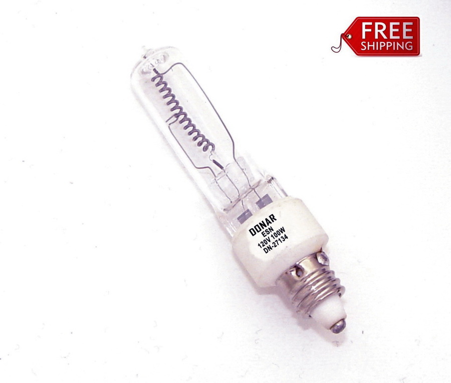 DONAR DN-27134 120V 100W ESN Q100CL 120V100W E11 シングルエンド石英電球写真撮影ランプ