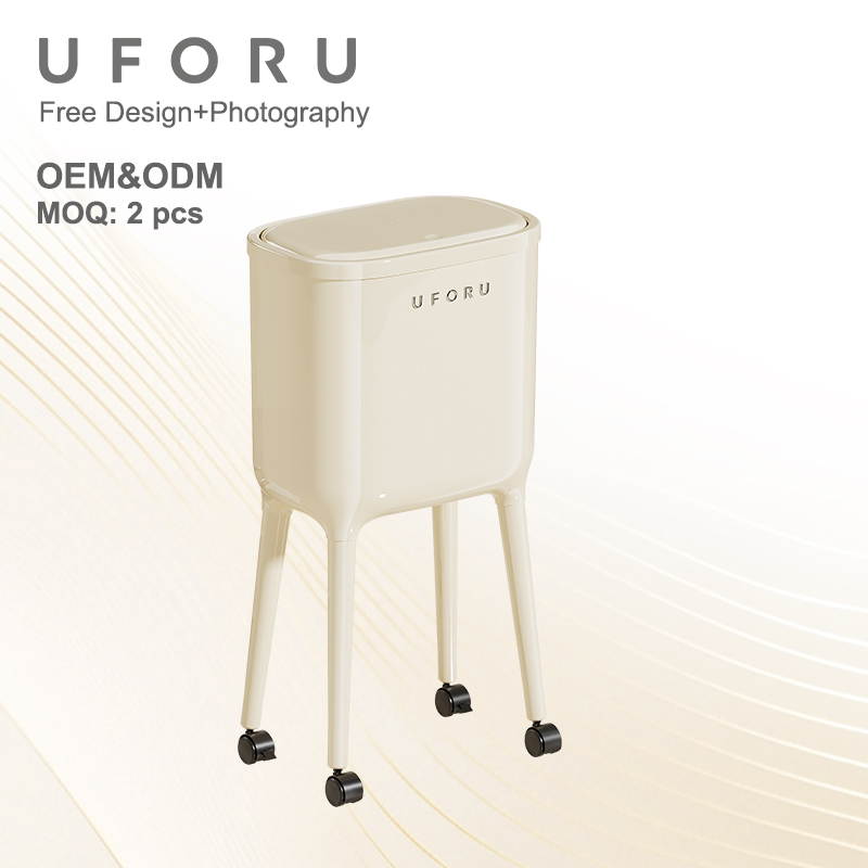 Uforu Light 高級ゴミ箱 可動式大容量ゴミ箱 ホームキッチン収納ボックス 家庭用オーガナイザー