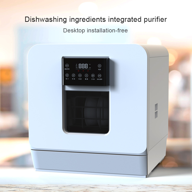 Fully-Automatic Compact Kitchen Appliance Portable Mini Dishwasher for Household Use Smart Handheld Countertop Dishwashers