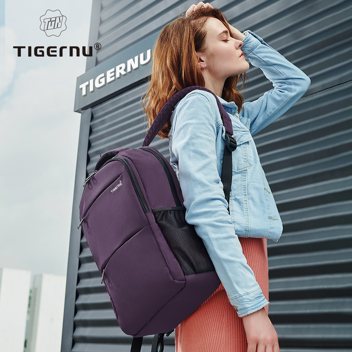 Tigernu 女性大容量カジュアル旅行バックパック防水 15.6 "ラップトップバックパック女性スクールバックパック Mochilas