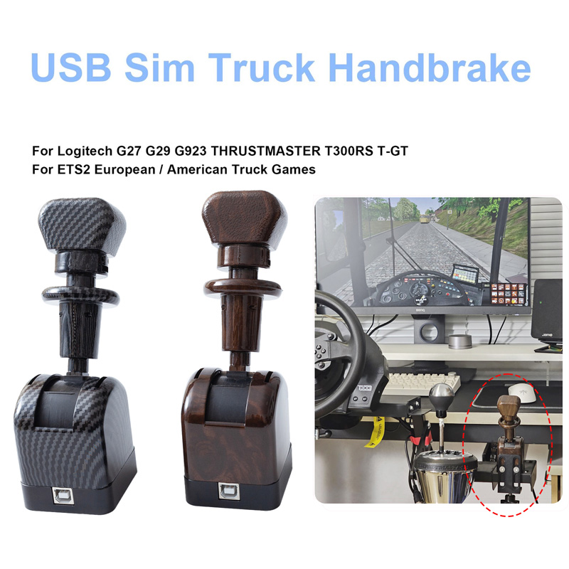 USB Sim ハンドエアブレーキパーキングスイッチコントロールバルブハンドブレーキレバー ETS2 ATS ヨーロッパアメリカのトラックシミュレータ PC ゲーム OMSI2