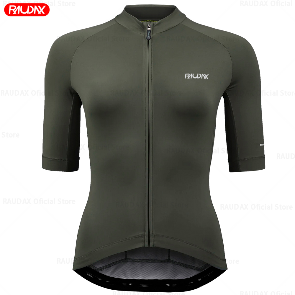 2026 Raudax サイクリングジャージ 11 色サイクリングレーシングトップス半袖サイクリスト服シャツマイヨ女性自転車バイクウェア