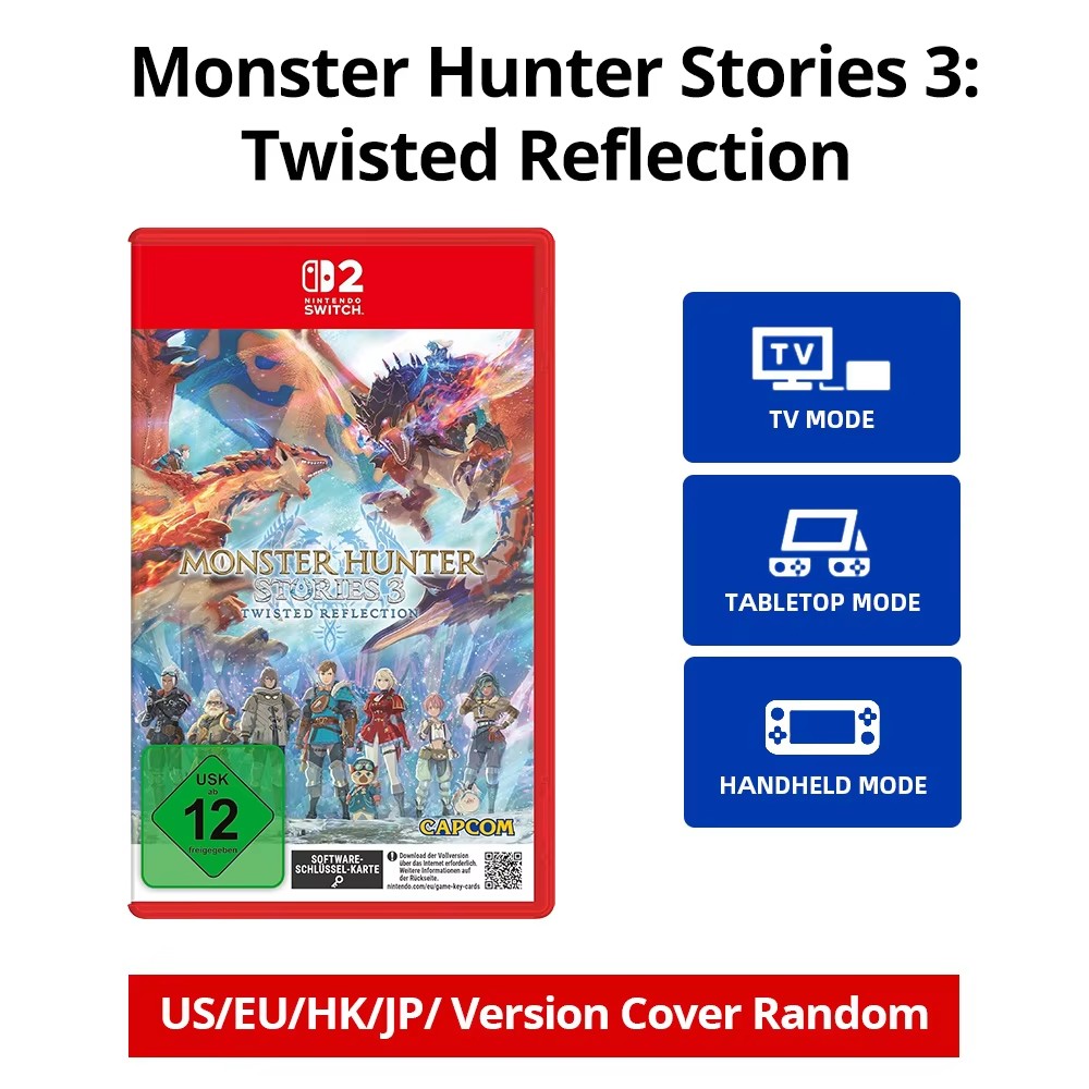 モンスターハンター ストーリーズ 3 ツイスト リフレクション - Nintendo Switch 2 ゲーム セール NS2 物理 RPG ゲーム カード
