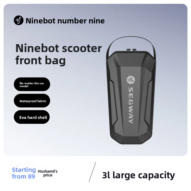 オリジナル 3L フロントハンギングバッグ Segway Ninebot ZT3 Pro G3 E3 F2 F3 Pro用