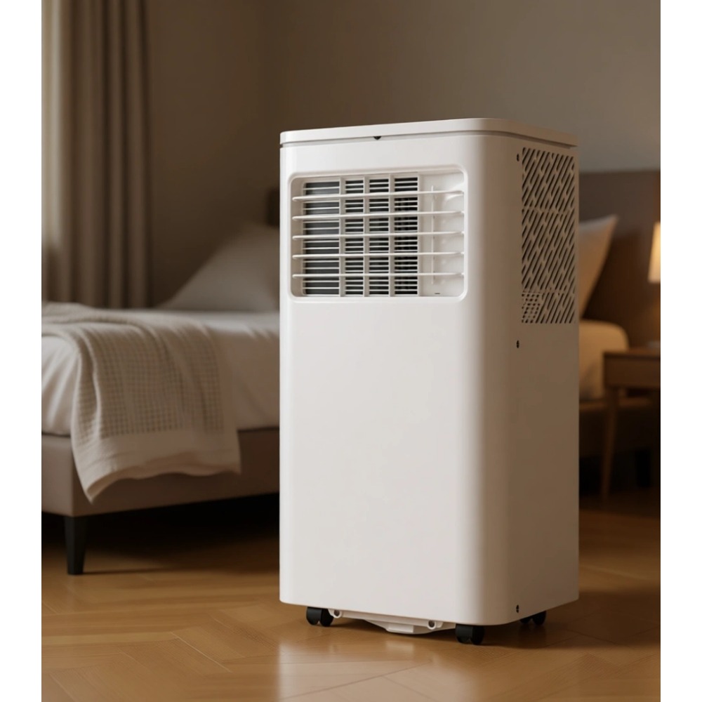3-in-1 ポータブル エアコン 8000 BTU、クール 350 平方フィート24時間タイマーとリモコン付き
