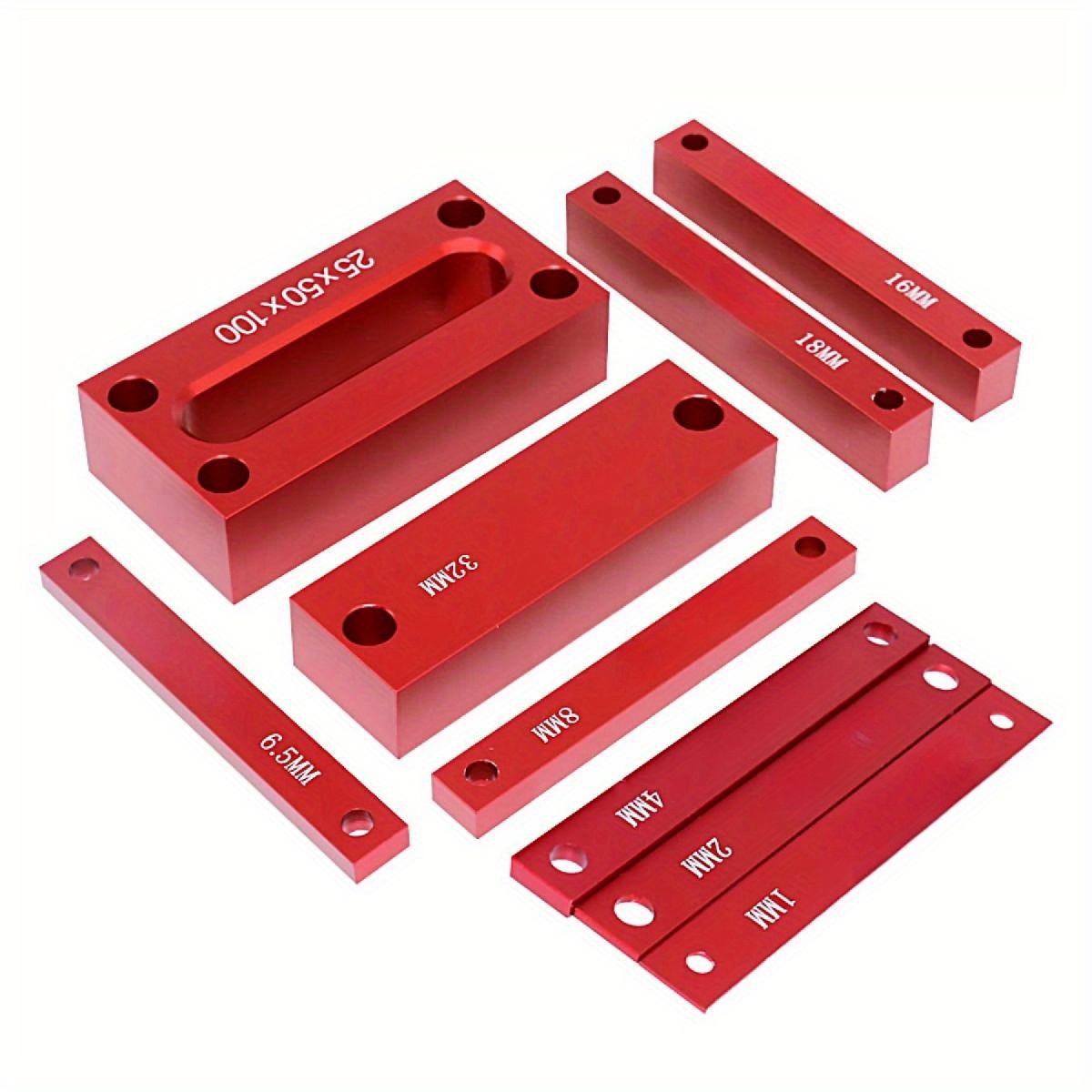 For Stackable Woodworking Measuring Bars 9Pcs Metric Setup Blocks Height Gauge Set - Precision Setup Bar Blocks w/ Size Markings