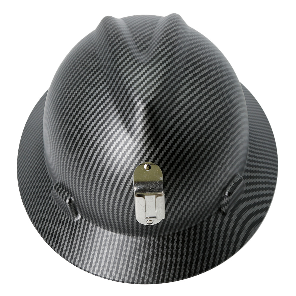 安全ヘルメットワイドフルつばハードハット軽量高強度ワークキャップ建設鉄道冶金鉱山ライトスタンド付き