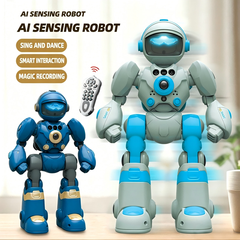 インテリジェント RC ロボット音声ジェスチャー制御プログラミングマシン音楽ダンスおもちゃ録音電動ロボットおもちゃ子供のギフト