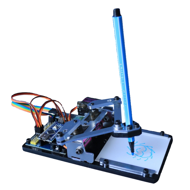 Arduino 描画ボード ロボット アーム、DIY 描画ロボット、大学生および高校生向けプログラミング学習キット、APP 制御