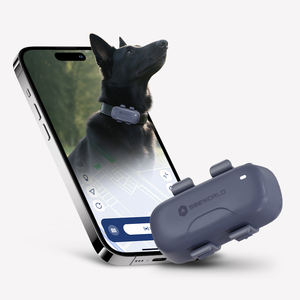 Brand-new Nini GPS Pet Tracker with IP67-rated waterproof health monitor, compatible with Android and iOS, 4G connectivity, and Beidou and GLONASS positioning