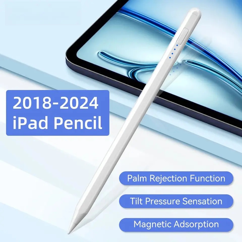 iPad スタイラスペンシル 2024 iPad Air 11 Air 13 M2 Pro 13 11 M4 5/6/7/8/9/10th Gen Air 3/4/5 Mini 5 6 パームリジェクション付き
