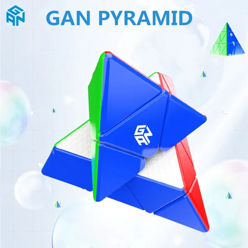 [ECube] GAN ピラミッド磁気マジックスピードキューブステッカープロフェッショナルパズルおもちゃ子供のギフト GAN Pyraminx