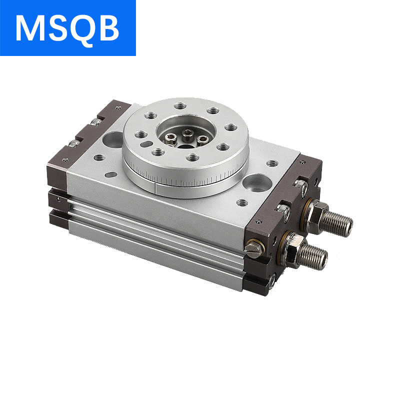 MSQB 空気圧ロータリーテーブルラックピニオンスイングエアシリンダ調整可能な回転アクチュエータ MSQB10A MSQB20A 産業オートメーション