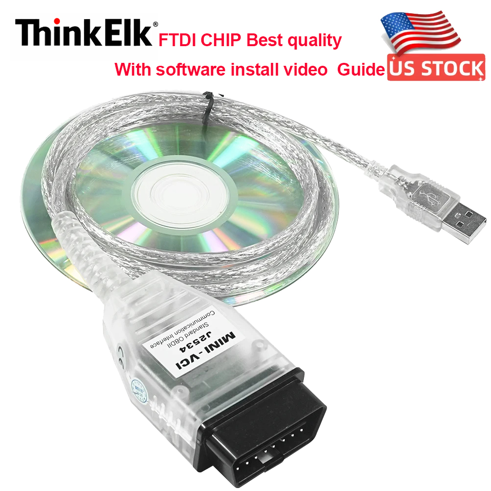 MINI VCI MINIVCI J2534 Tis Techstream ソフトウェア V18.00.008 トヨタ OBD2 診断ケーブル 2022 年までソフトウェアリンク付き