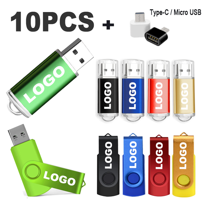 10 ピース/ロットカラー USB フラッシュドライブ 2.0 4 ギガバイト 8 ギガバイト 16 ギガバイトミニメモリスティックペンドライブ 32 ギガバイト 64 ギガバイト 128 ギガバイト USB スティックフラッシュディスク送料レーザー