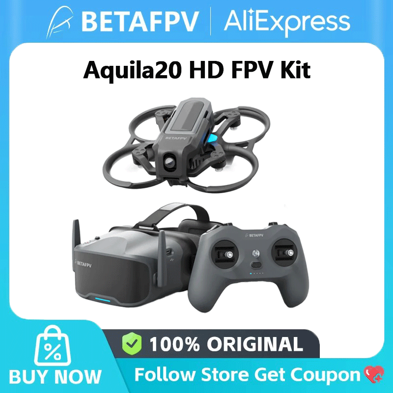 BETAFPV Aquila20 HD FPV キット VR04 FPV ゴーグル ExpressLRS 2.4 グラム LiteRadio 4 SE 無線送信機 RC アナログモデルドローン