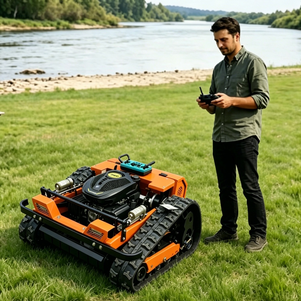 カスタマイズ小型芝刈り機ロボット全地形シンプルなデザイン自動リモコンリモコンタイプ芝生プルーンガーデン