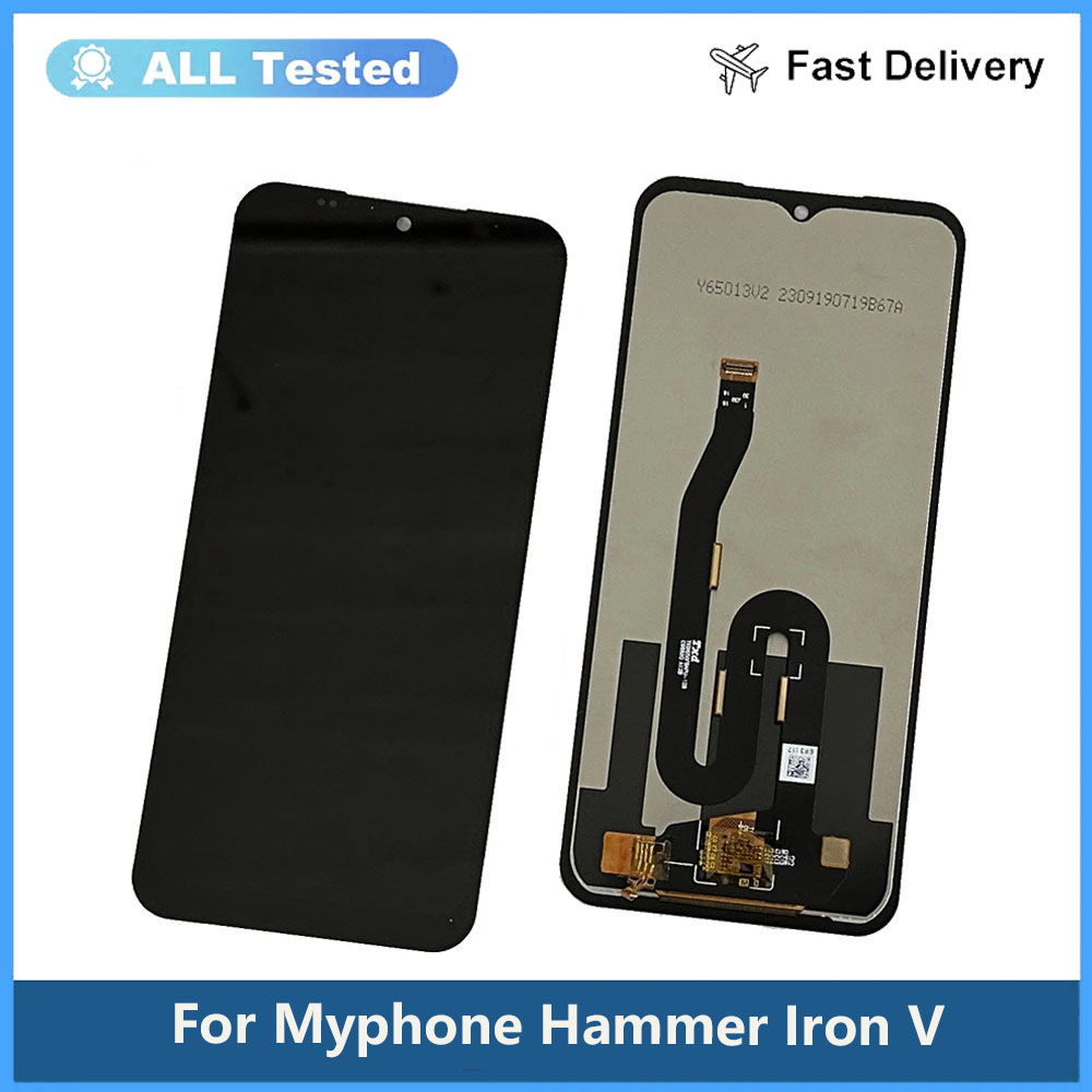 オリジナルテスト済み Myphone Hammer Iron V 液晶画面タッチスクリーンデジタイザアセンブリ交換用 LCD Myphone Hammer Iron V 液晶