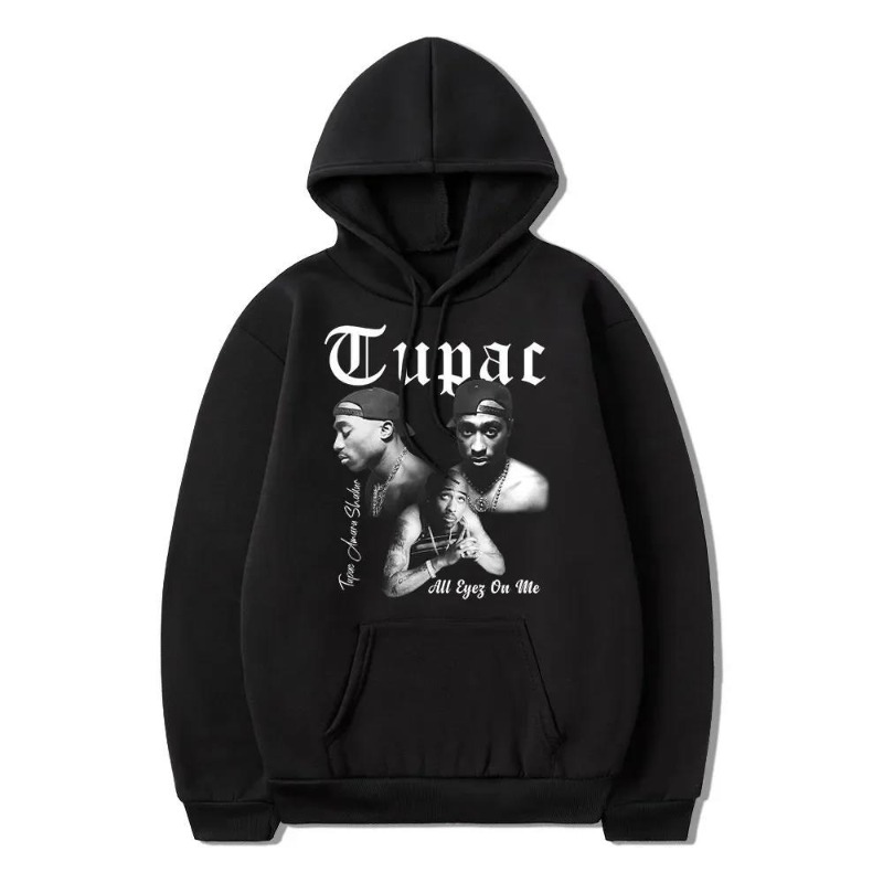 ラッパートゥパック 2pac パーカー男性女性服トレーナー男性女性パーカーファッションレタープリントグラフィックスウェットルーズカジュアル