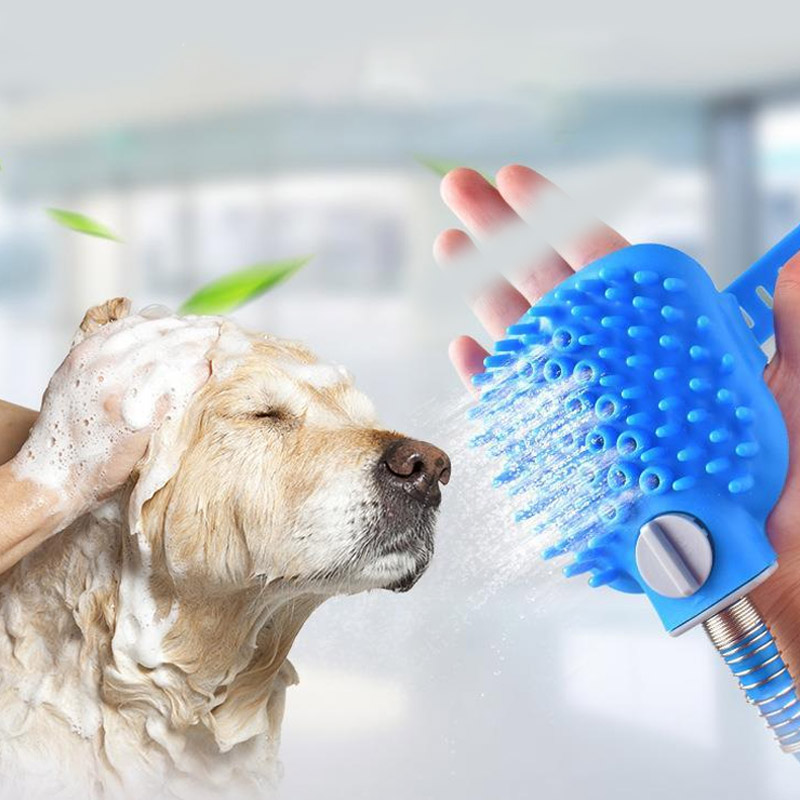 2 IN 1 ペットのお風呂シャワーブラシコーム犬猫多機能シャワー簡単お風呂庭噴霧器ペットクリーニンググルーミングツール
