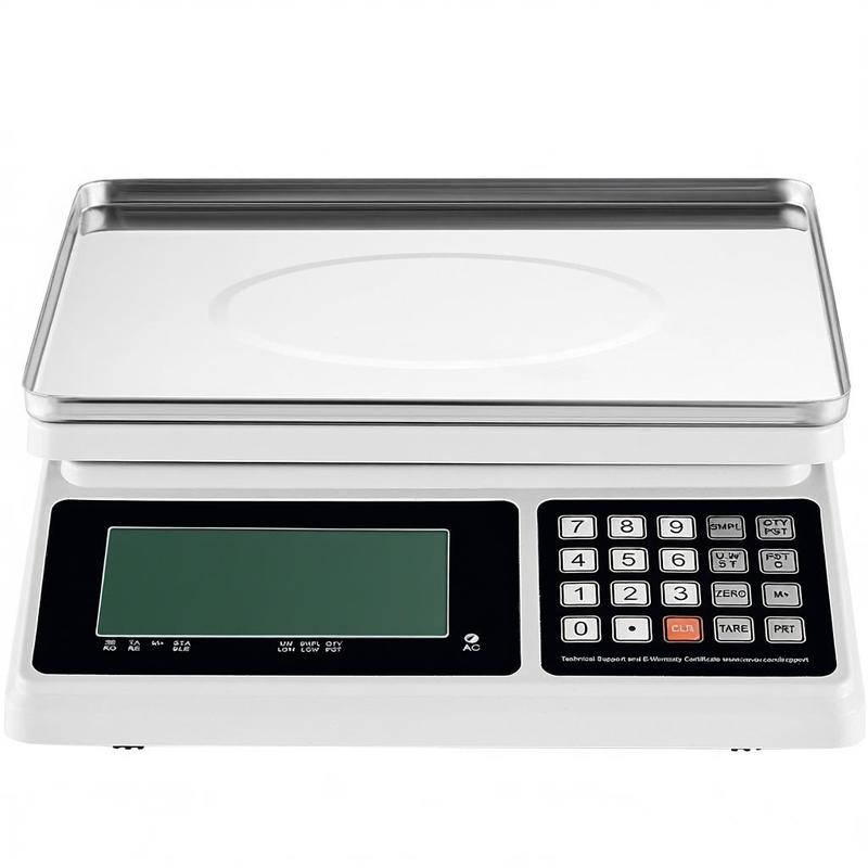 工業用計数スケール、30 kg x 1 g、ピースおよびコイン用デジタルスケール、単位 g/kg/lb、電子グラムスケール、在庫計数スケール、RS232 ポートおよび LCD ディスプレイ付きジュエリー用キッチンスケール