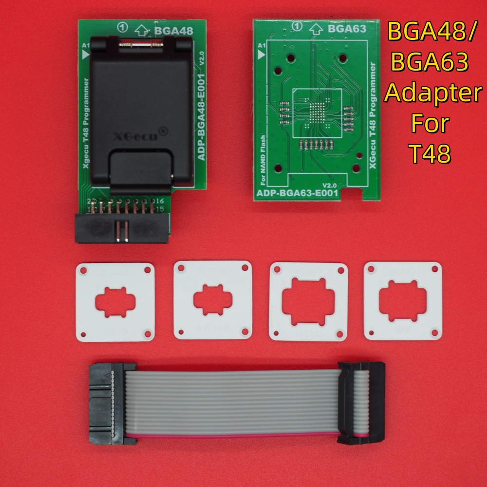 100% オリジナル XGecu T48 BGA48 BGA63-DIP48 アダプタ 2 で 1 IC ソケットキット XGecu T48 プログラマ ADP-BGA48-0.8 ADP-BGA63-0.8