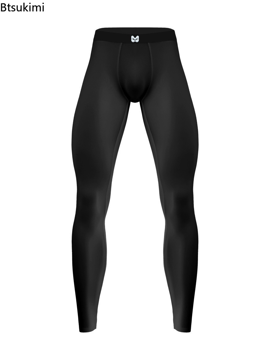 アイスシルクヌードヨガパンツ 2026 メンズシームレス超薄型レギンス通気性スポーツジムフィットネスパンツタイトな弾性パンツ男性