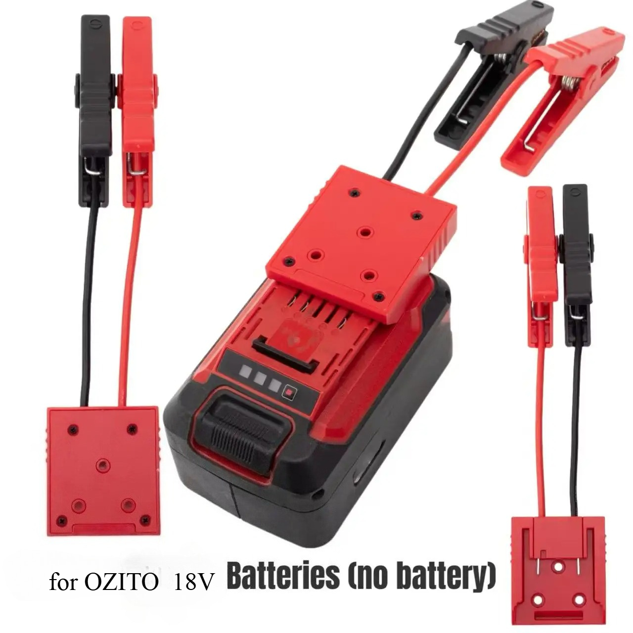 OZITO 18V リチウム電池用スターター/イグナイター イグナイター/スターター ジャンプスターター バッテリーアダプターコンバーター (アダプターのみ)