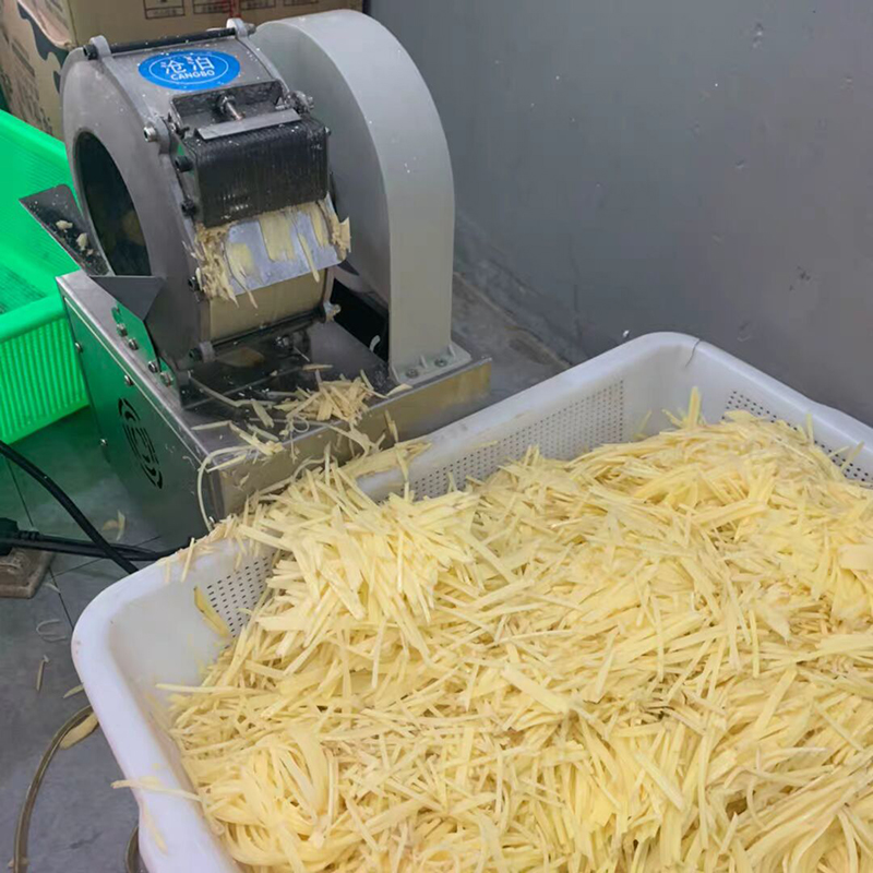 Buruimu 電気ポテトニンジンジンジャースライサー細断多機能自動商業野菜カッター切断機