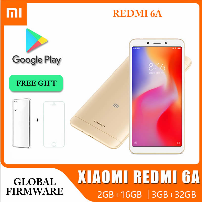オリジナルスマートフォン Xiaomi Redmi 6A 3 32Gb 卸売 Xiaomi 携帯電話ロック解除 Android Google Play Redmi 6 グローバル ファームウェア