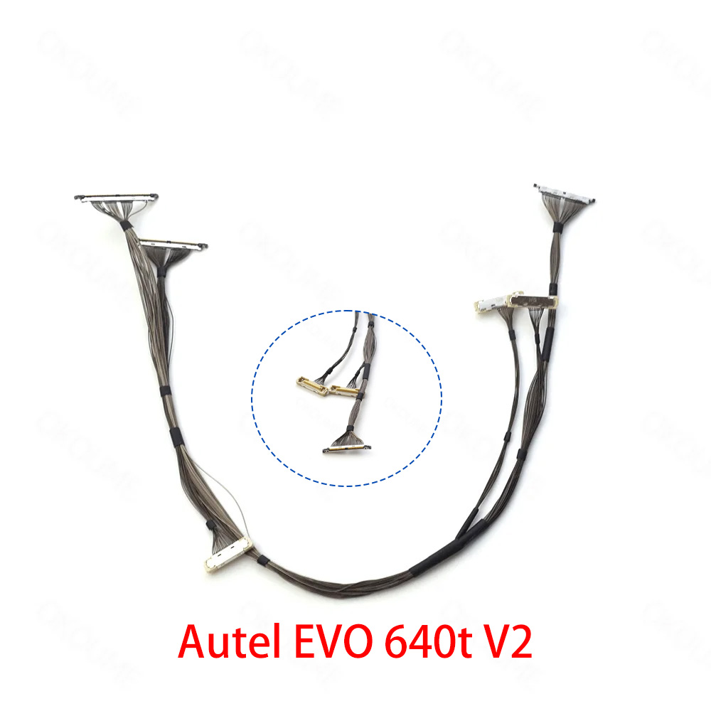 Autel EVO 最大 4T/XE/4N/V3/V2 オリジナルジンバル信号伝送 PTZ 信号ライン修理部品同軸ケーブル