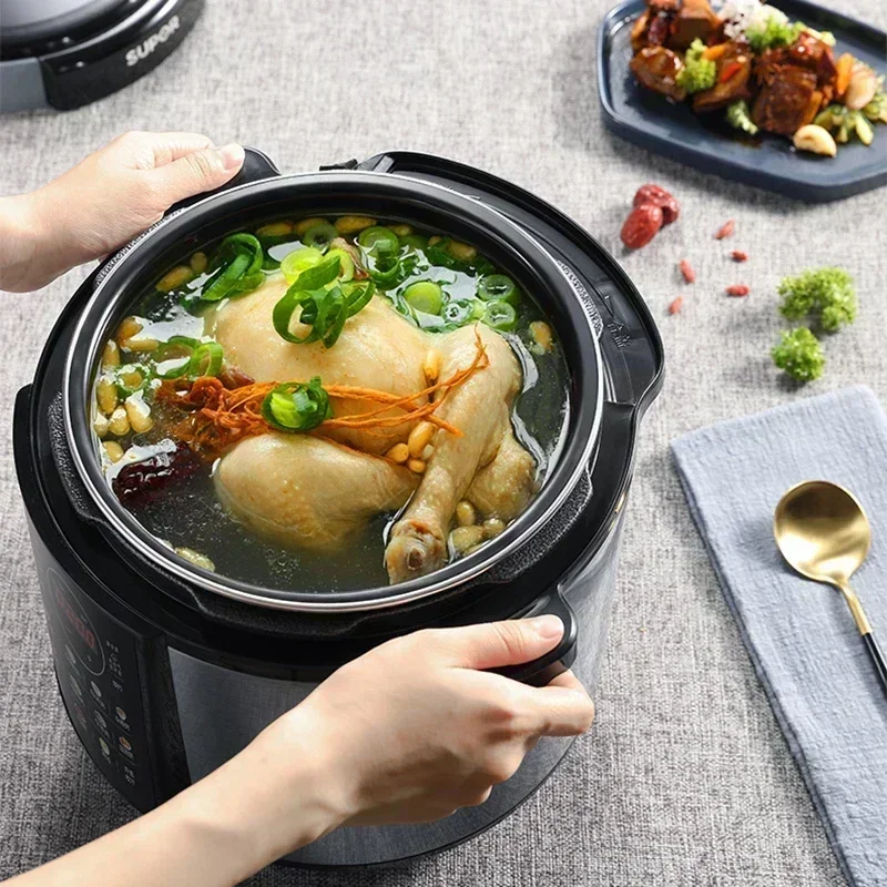 新しい圧力鍋、予約機能、高品質。電気炊飯器。新しい。多機能メニュー。電気。