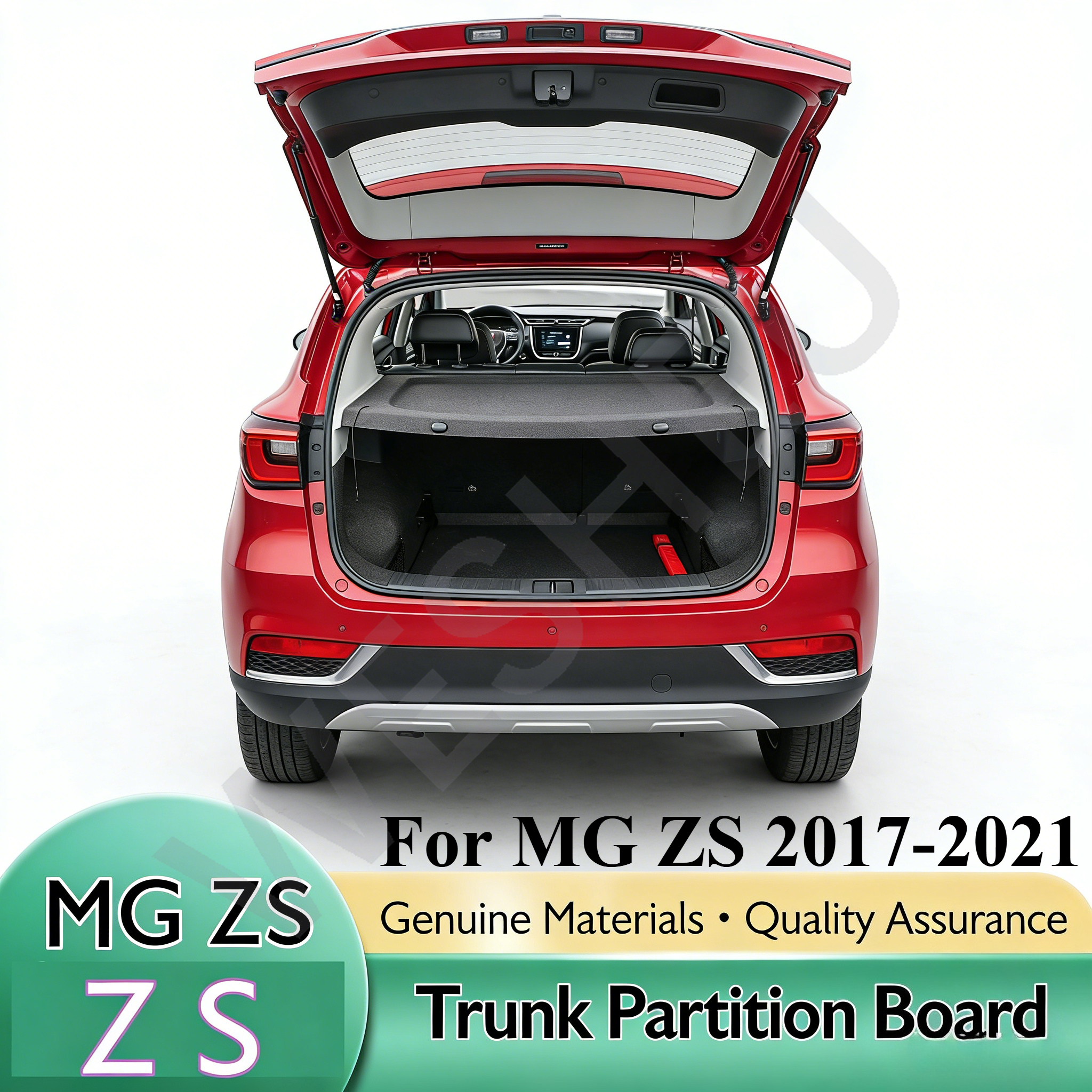 MG ZS 2017-2021 トランクカーゴカバーセキュリティシールドリア荷物キャリアカーテン格納式パーティションプライバシーカーアクセサリー