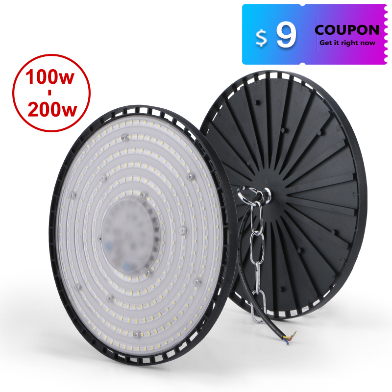 超高輝度 200 ワット UFO LED ハイベイライト AC220V 防水商業産業市場倉庫ガレージワークショップガレージランプ